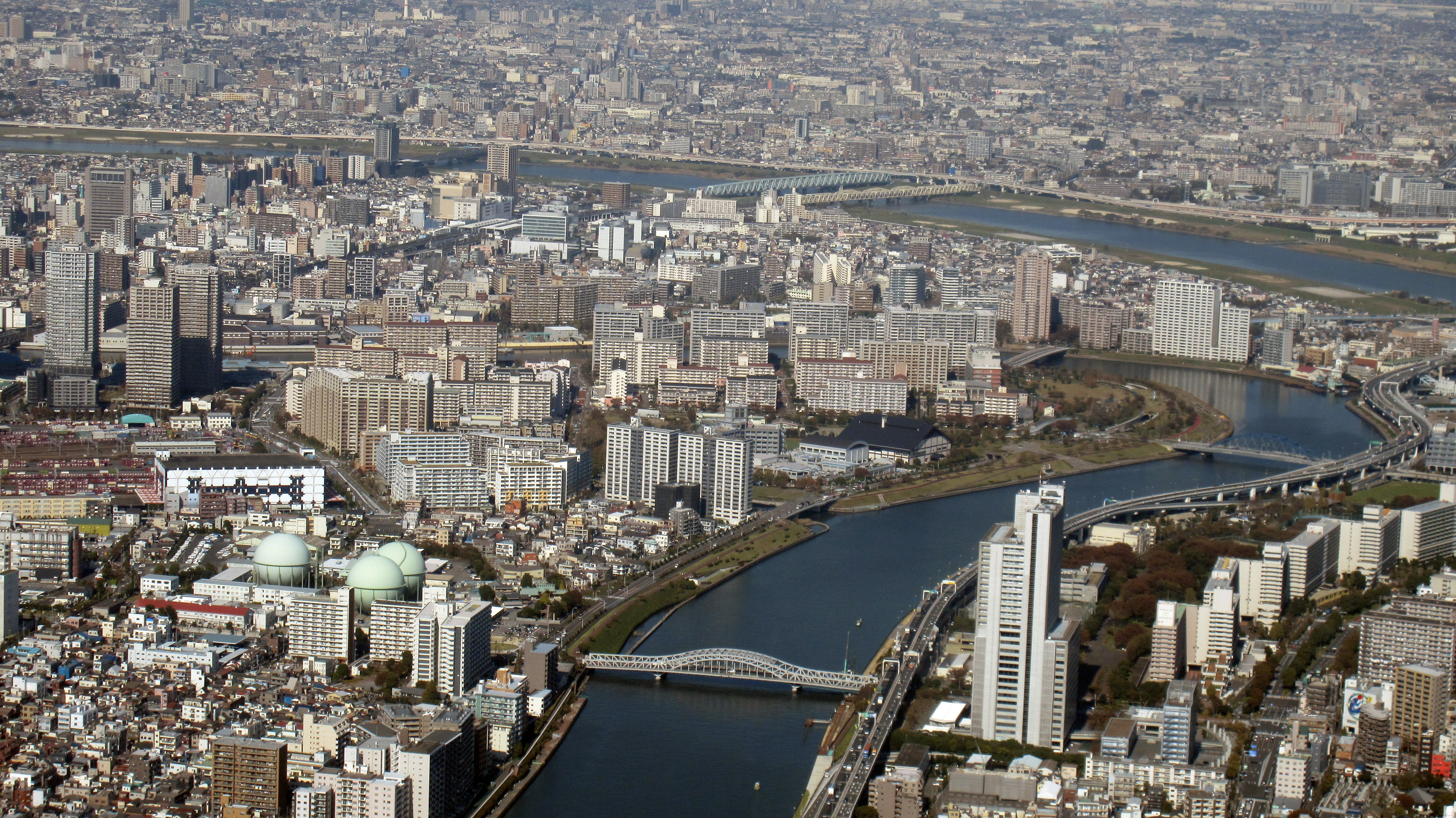 the sumida river area